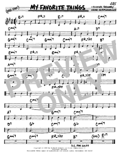 My Favorite Things von Richard Rodgers (Download) 