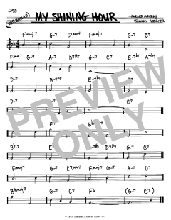 My Shining Hour von Harold Arlen (Download) 