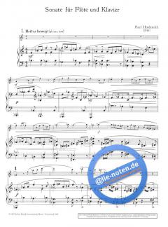 Sonate von Paul Hindemith 