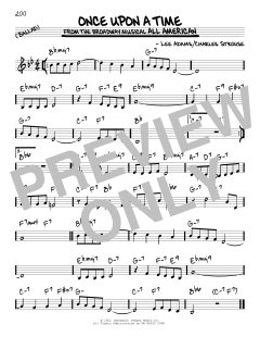 Once Upon A Time von Charles Strouse (Download) 