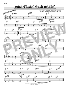 Only Trust Your Heart von Sammy Cahn (Download) 
