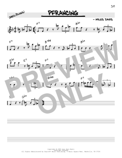 Pfrancing [Reharmonized version] von Miles Davis (Download) 