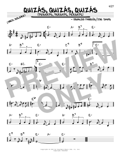 Quizas, Quizas, Quizas von Osvaldo Farres (Download) 