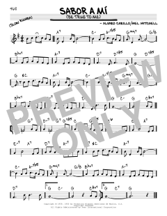 Sabor A Mi von Alvaro Carrillo (Download) 
