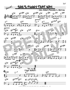 She's Funny That Way von Neil Moret (Download) 