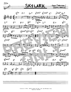 Skylark von Johnny Mercer (Download) 