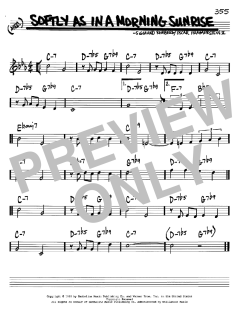 Softly As In A Morning Sunrise von Sigmund Romberg (Download) 