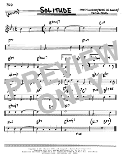 Solitude von Duke Ellington (Download) 
