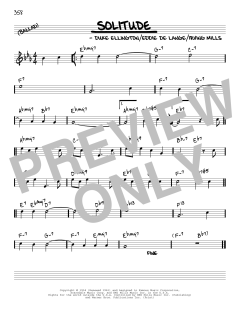 Solitude [Reharmonized version] von Duke Ellington (Download) 