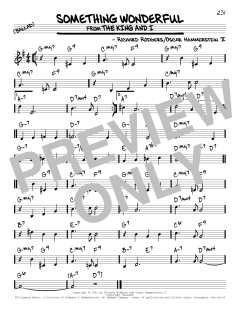 Something Wonderful von Richard Rodgers (Download) 
