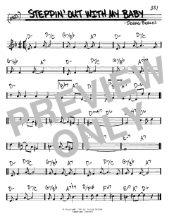 Steppin' Out With My Baby von Irving Berlin (Download) 