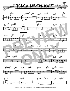 Teach Me Tonight von Sammy Cahn (Download) 