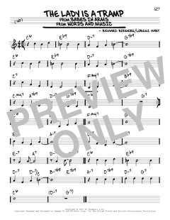 The Lady Is A Tramp von Richard Rodgers (Download) 