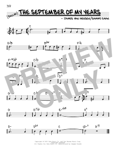 The September Of My Years von Frank Sinatra (Download) 