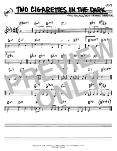 Two Cigarettes In The Dark von Paul Francis Webster (Download) 