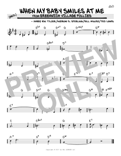 When My Baby Smiles At Me von Andrew B. Sterling (Download) 