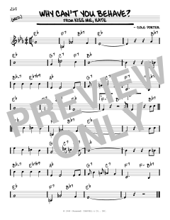 Why Can't You Behave? von Cole Porter (Download) 