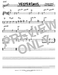 Yesterdays von Jerome Kern (Download) 