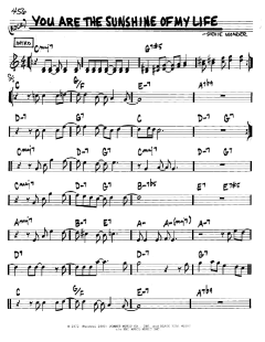 You Are The Sunshine Of My Life von Stevie Wonder (Download) 