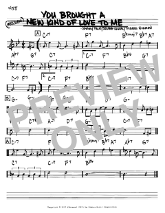 You Brought A New Kind Of Love To Me von Frank Sinatra (Download) 