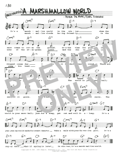A Marshmallow World von Carl Sigman (Download) 