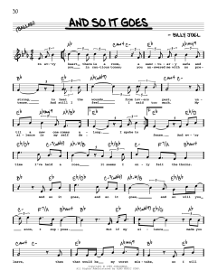 And So It Goes von Billy Joel (Download) 