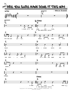 Are You Sure Hank Done It This Way von Waylon Jennings (Download) 