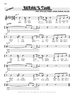 Bernie's Tune von Bernie Miller (Download) 