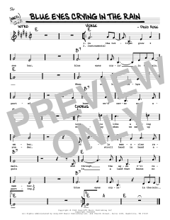 Blue Eyes Crying In The Rain von Elvis Presley (Download) 