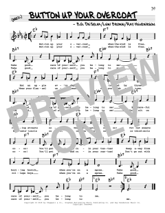 Button Up Your Overcoat von Buddy Gard DeSylva (Download) 