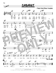 Cabaret von Fred Ebb (Download) 