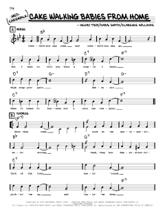 Cake Walking Babies From Home von Bessie Smith (Download) 