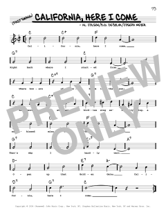 California, Here I Come von Al Jolson (Download) 