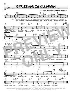 Christmas In Killarney von Frank Weldon (Download) 