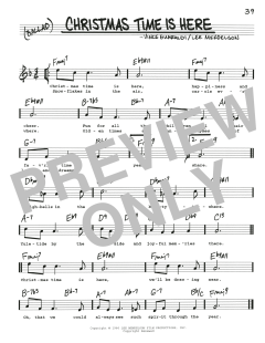 Christmas Time Is Here von Lee Mendelson (Download) 