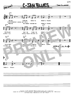 C-Jam Blues von Duke Ellington (Download) 
