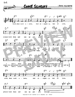 Come Sunday von Duke Ellington (Download) 