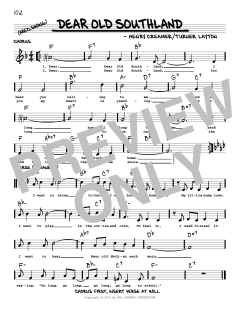 Dear Old Southland von Henry Creamer (Download) 
