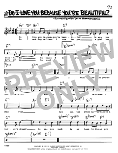 Do I Love You Because You're Beautiful? von Richard Rodgers (Download) 