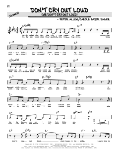 Don't Cry Out Loud von Melissa Manchester (Download) 