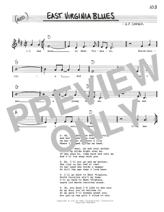 East Virginia Blues von The Carter Family (Download) 