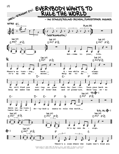 Everybody Wants To Rule The World von Tears For Fears (Download) 