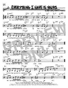 Everything I Have Is Yours von Harold Adamson (Download) 
