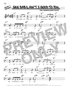 Gee Baby, Ain't I Good To You von Don Redman (Download) 