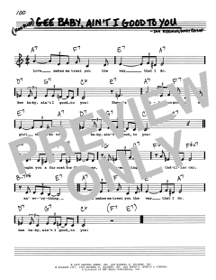 Gee Baby, Ain't I Good To You von Andy Razaf (Download) 