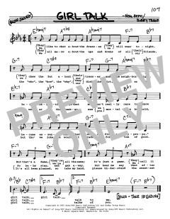 Girl Talk von Neal Hefti (Download) 