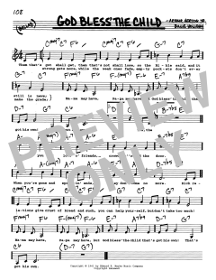 God Bless' The Child von Billie Holiday (Download) 