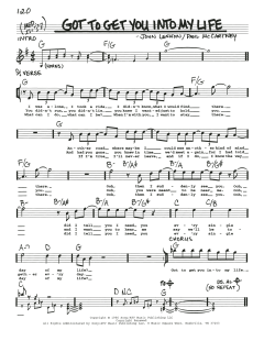 Got To Get You Into My Life von The Beatles (Download) 