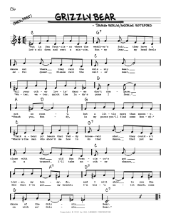 Grizzly Bear von Irving Berlin (Download) 