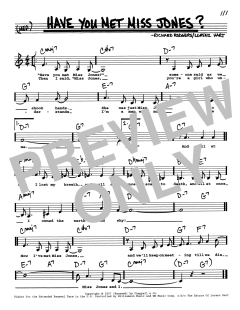 Have You Met Miss Jones? von Richard Rodgers (Download) 
